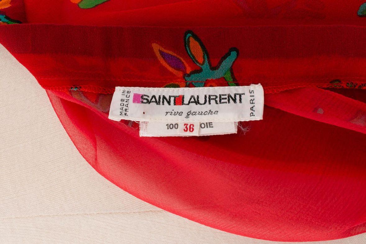 Yves Saint Laurent Silk Set, Size 36FR For Sale 7