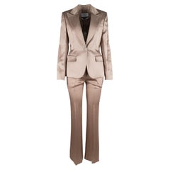 Traje de seda Yves Saint Laurent
