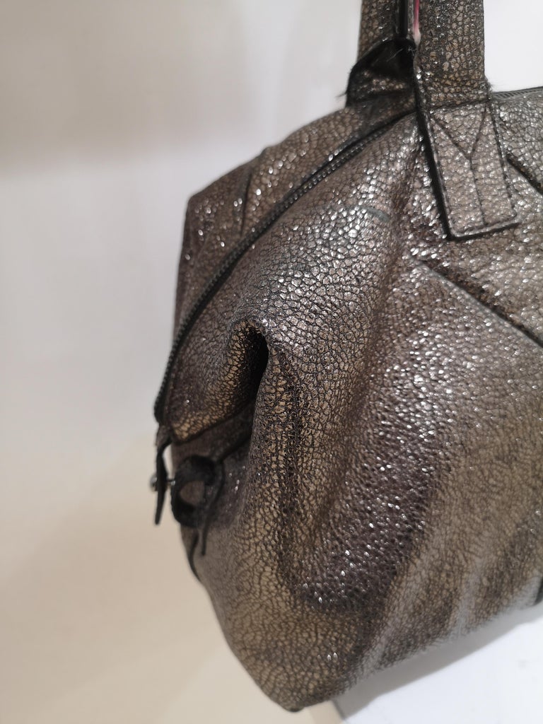 Yves Saint Laurent Silver Bag at 1stDibs