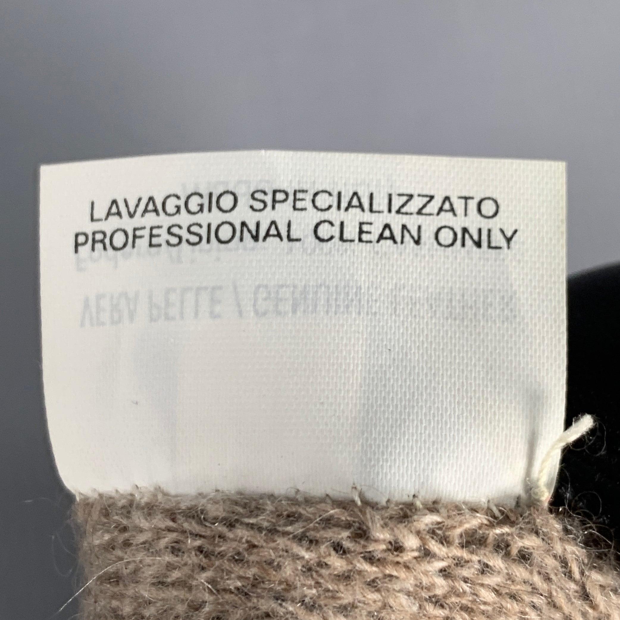 Uomo Yves Saint Laurent taglia 9 Guanti in pelle nera in vendita