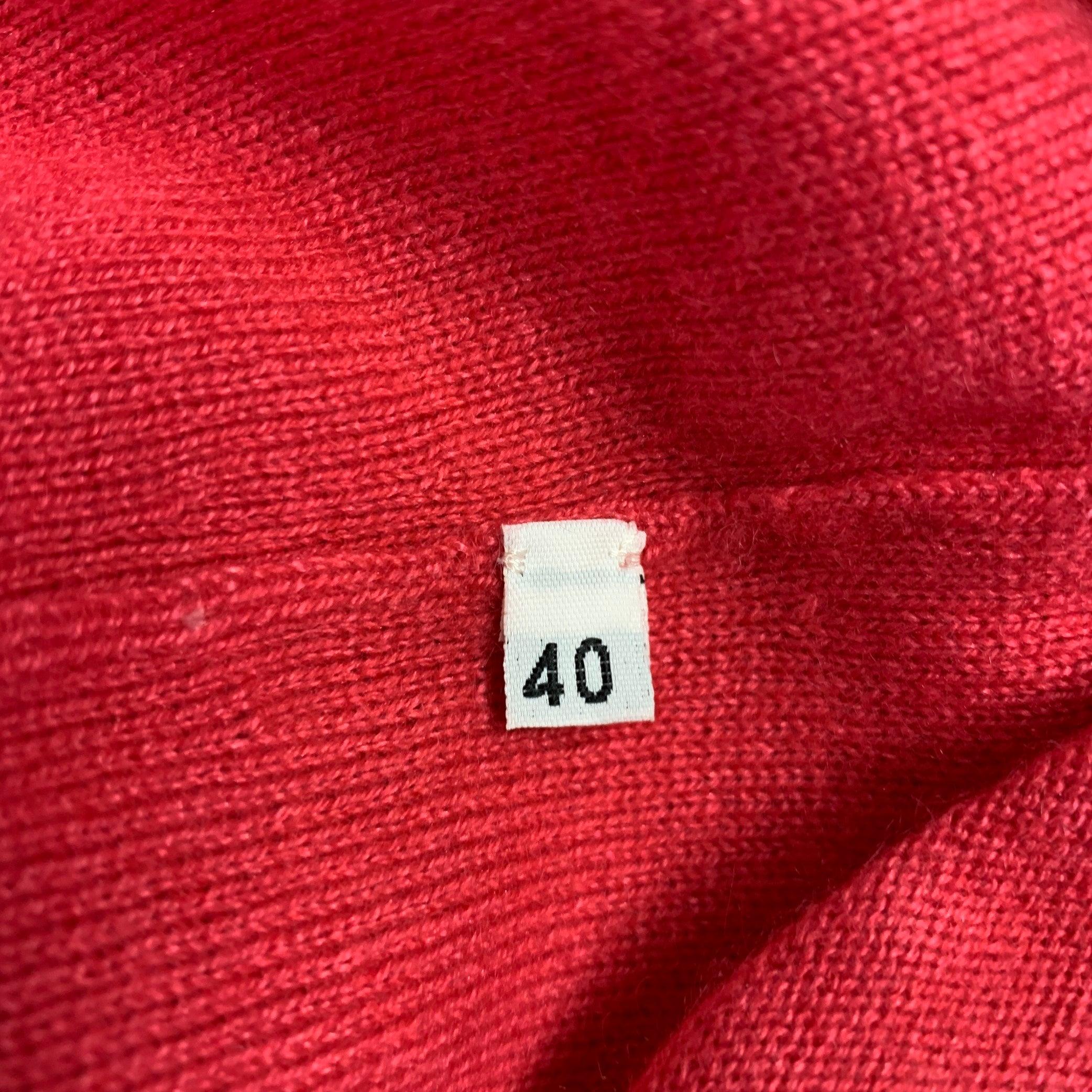 YVES SAINT LAURENT Size M Pink Coral Dolman Sleeve Pullover For Sale 1