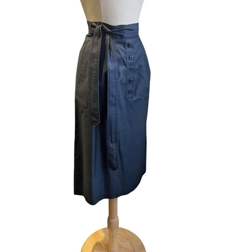 Black Yves Saint Laurent Skirt, Circa 1970s For Sale