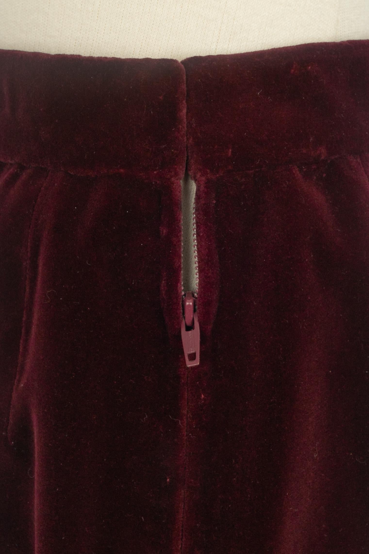 Yves Saint Laurent skirt Haute Couture en venta 1