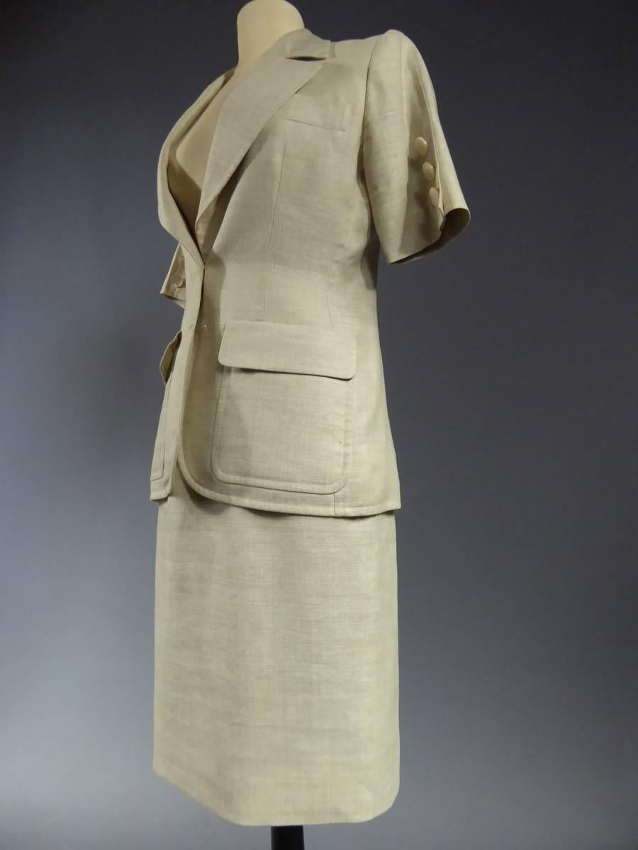 Yves Saint Laurent Rive Gauche Skirt Suit, circa 1990  For Sale 5