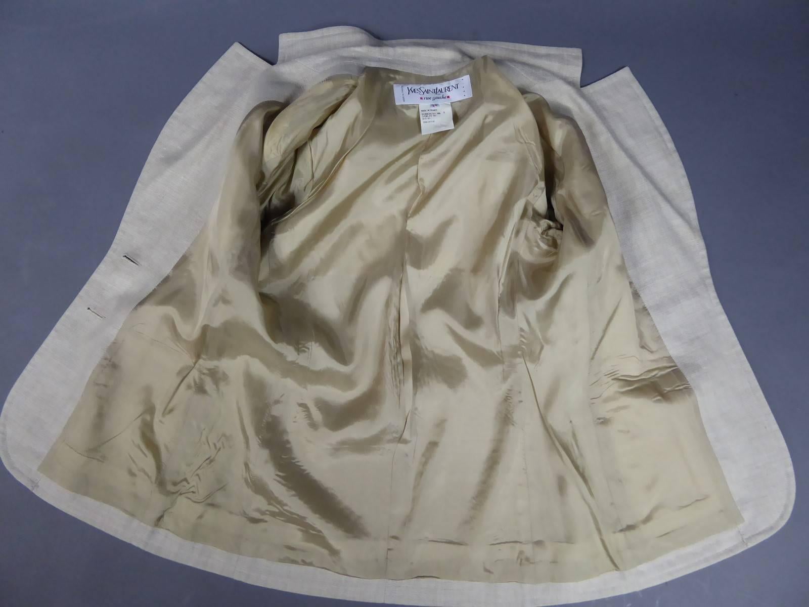 Yves Saint Laurent Rive Gauche Skirt Suit, circa 1990  For Sale 6