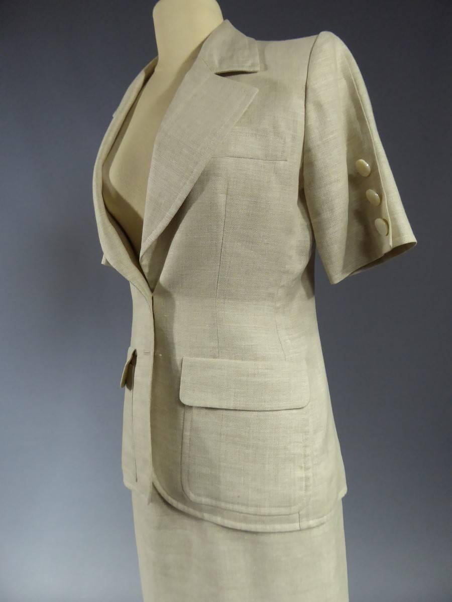 Yves Saint Laurent Rive Gauche Skirt Suit, circa 1990  For Sale 3