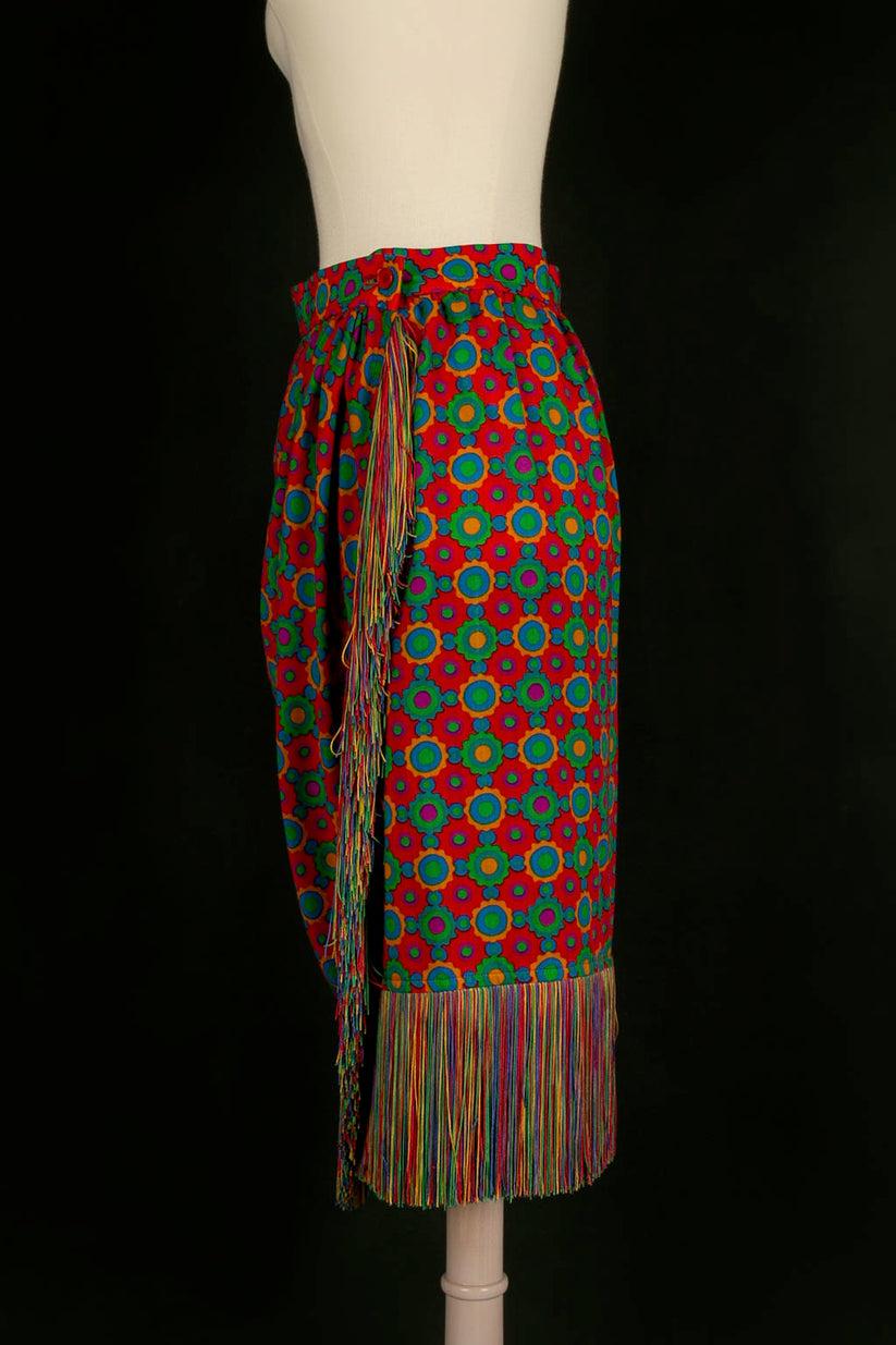 Yves Saint Laurent Skirt Winter, 1990 In Excellent Condition For Sale In SAINT-OUEN-SUR-SEINE, FR
