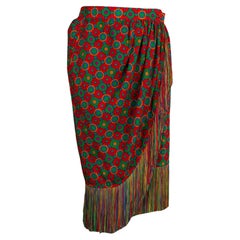 Yves Saint Laurent Gonna Inverno, 1990