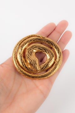 Broche serpent Yves Saint Laurent