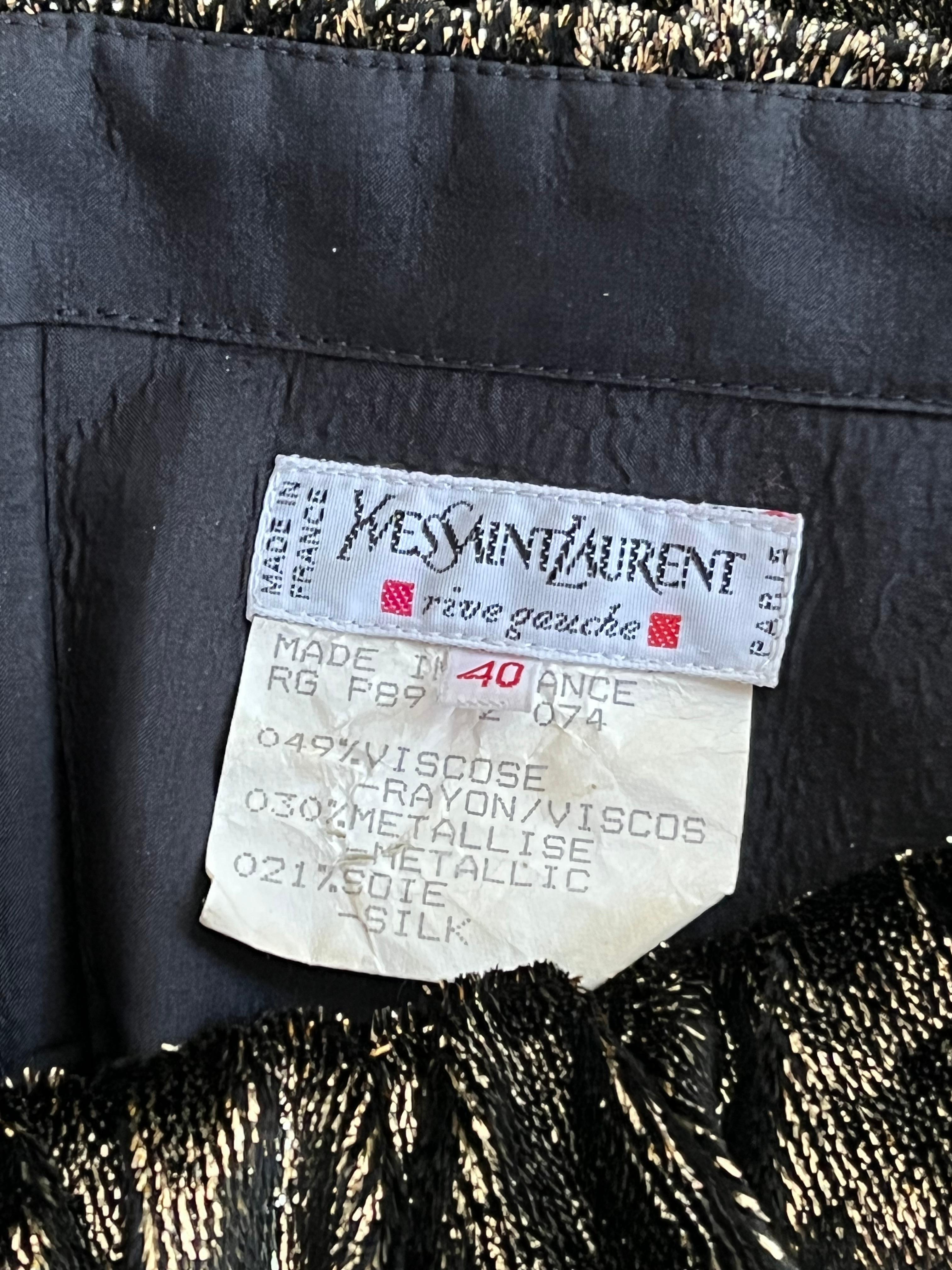 Women's or Men's Yves Saint Laurent Spring 1989 Gown For Sale