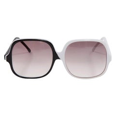 Yves Saint Laurent Square-Frame Two-Tone Sunglasses