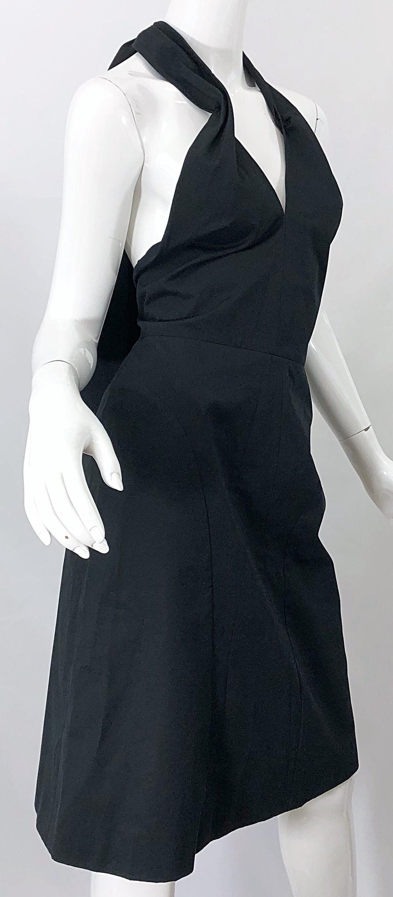 sachin and babi light blue dress SAINT LAURENT backless dress in jersey - 708352Y5F511303
