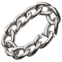 Yves Saint Laurent Sterling Silver Bracelet