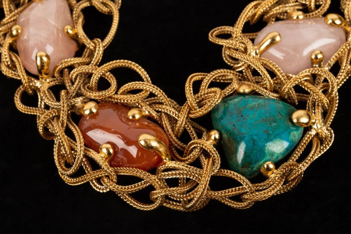 Yves Saint Laurent Stone Jewelry Set Pour femmes en vente