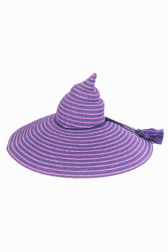 Yves Saint Laurent straw hat Fashion show