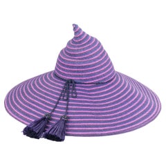 Yves Saint Laurent straw hat Fashion show