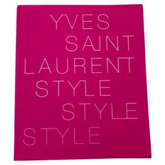 Yves Saint Laurent Style Paperback 2008 Pink book by Foundation Pierre Berge 