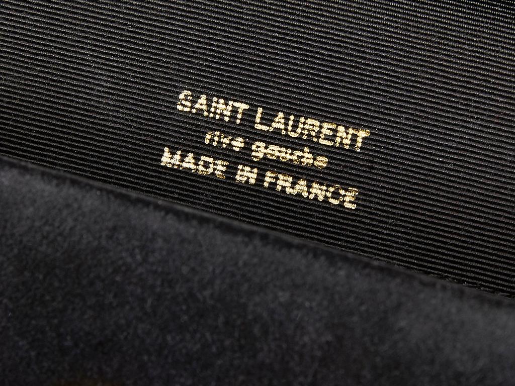 Yves Saint Laurent Suede Evening Bag 1