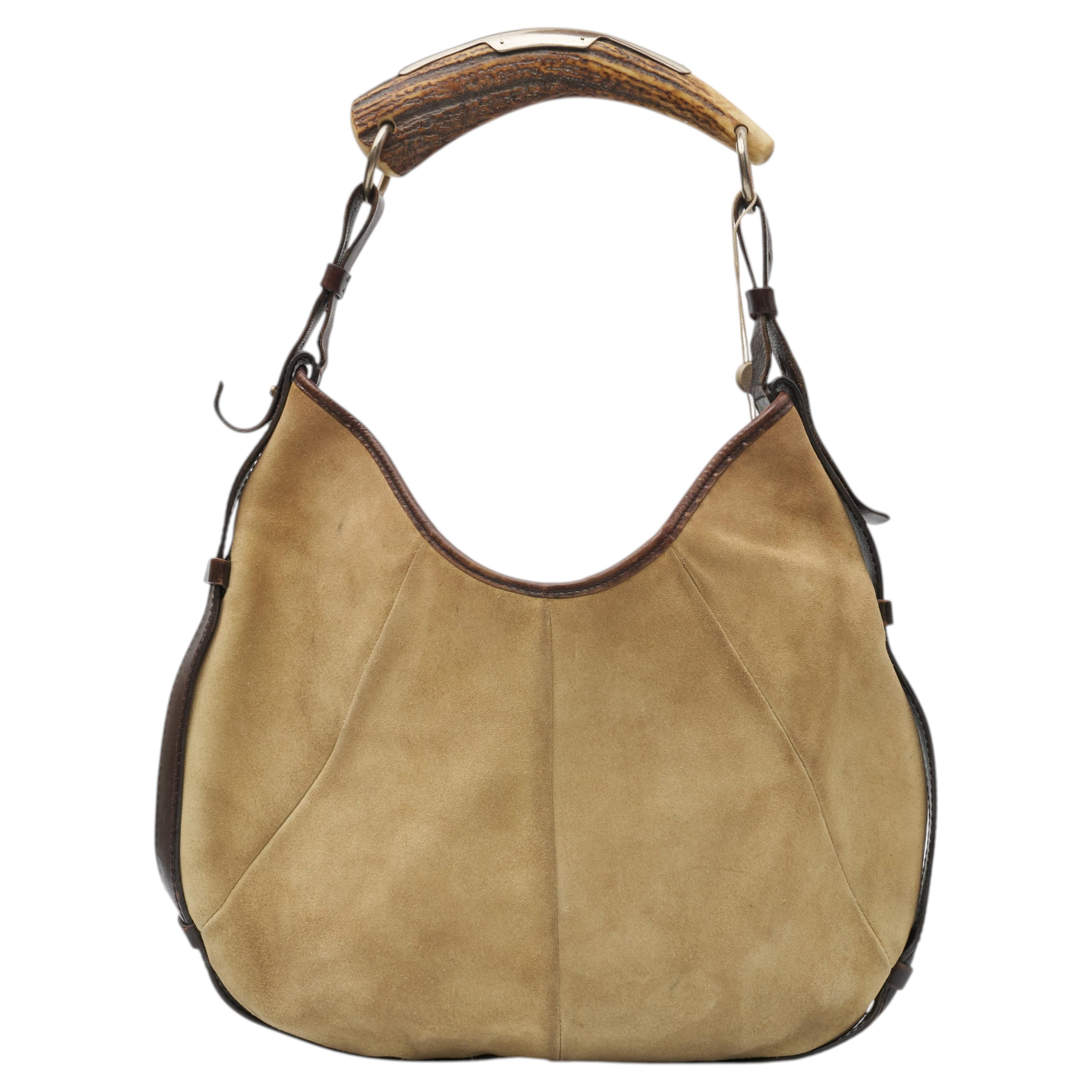 Yves Saint Laurent Suede Mombasa Bag