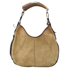 Yves Saint Laurent Suede Mombasa Bag