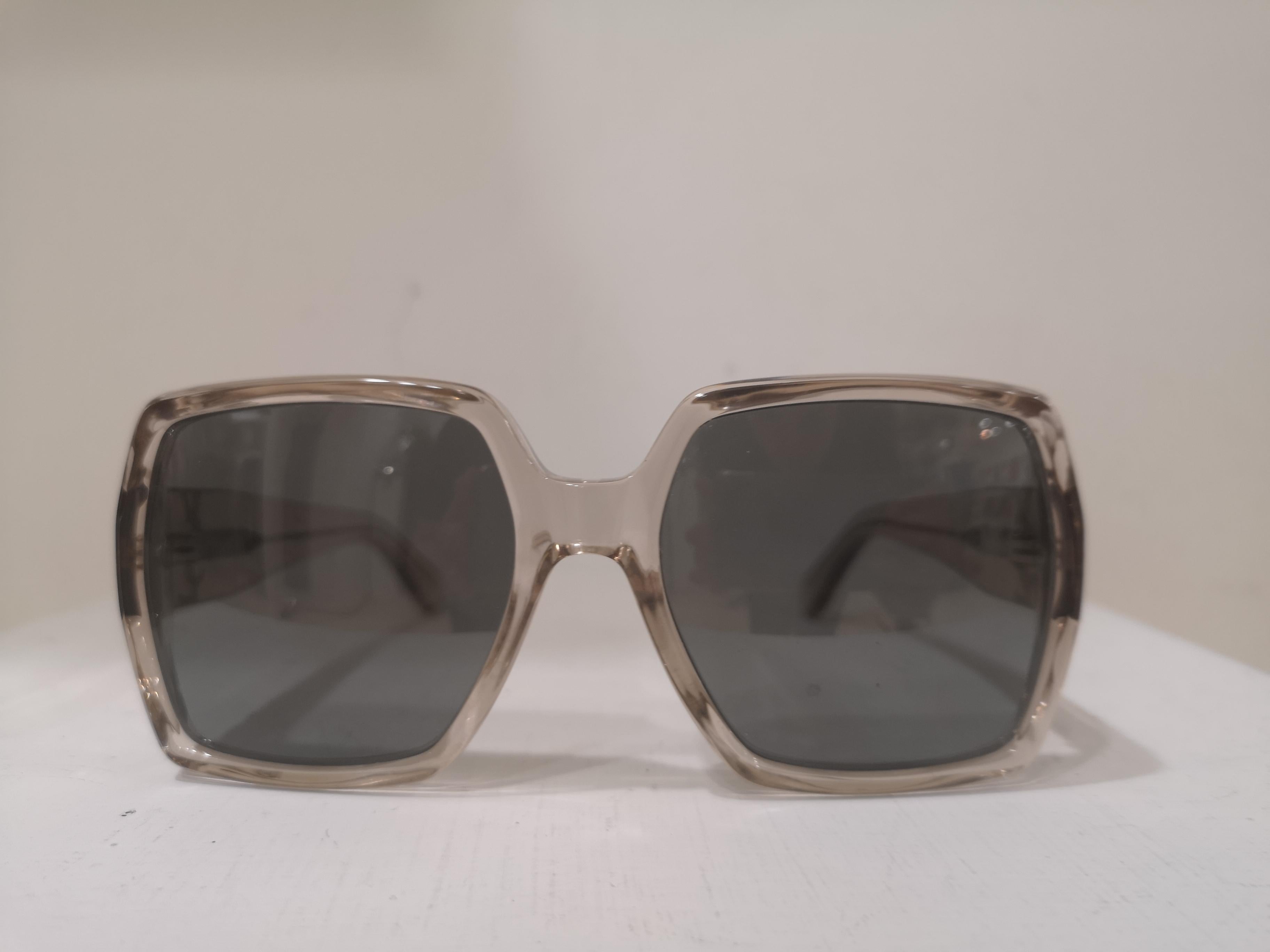 Gray Yves Saint Laurent Sunglasses 