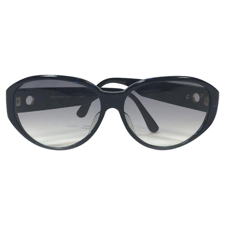YVES SAINT LAURENT Sunglasses in Dark Blue Plexiglass