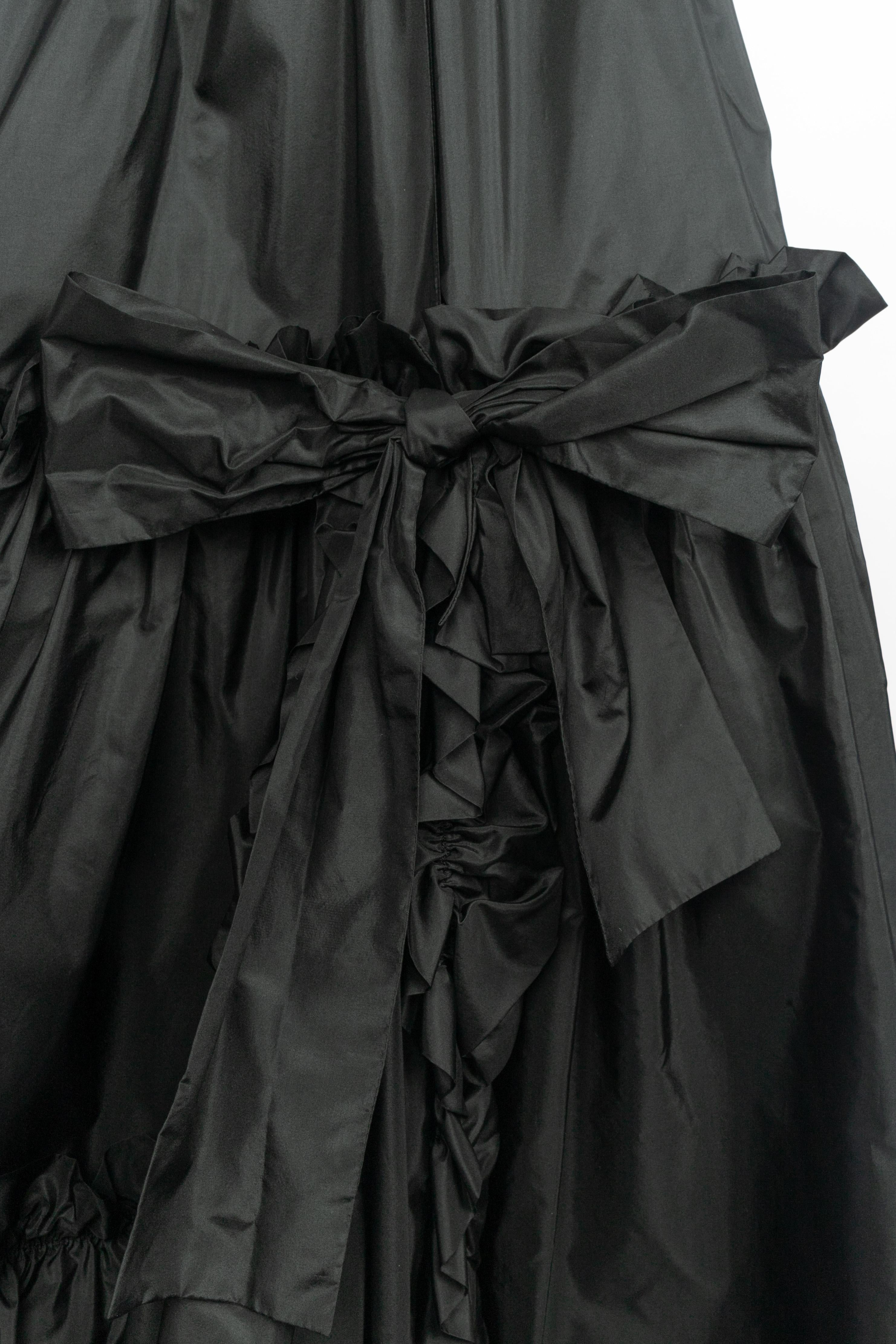 Maxi gonna in taffetà di Yves Saint Laurent In condizioni ottime in vendita a SAINT-OUEN-SUR-SEINE, FR