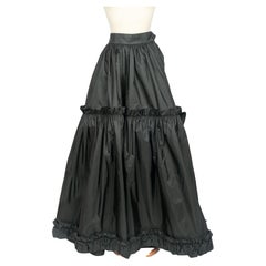 Yves Saint Laurent Maxirock aus Taft