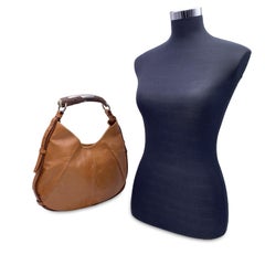 Yves Saint Laurent Tan Leather Mombasa Hobo Shoulder Bag