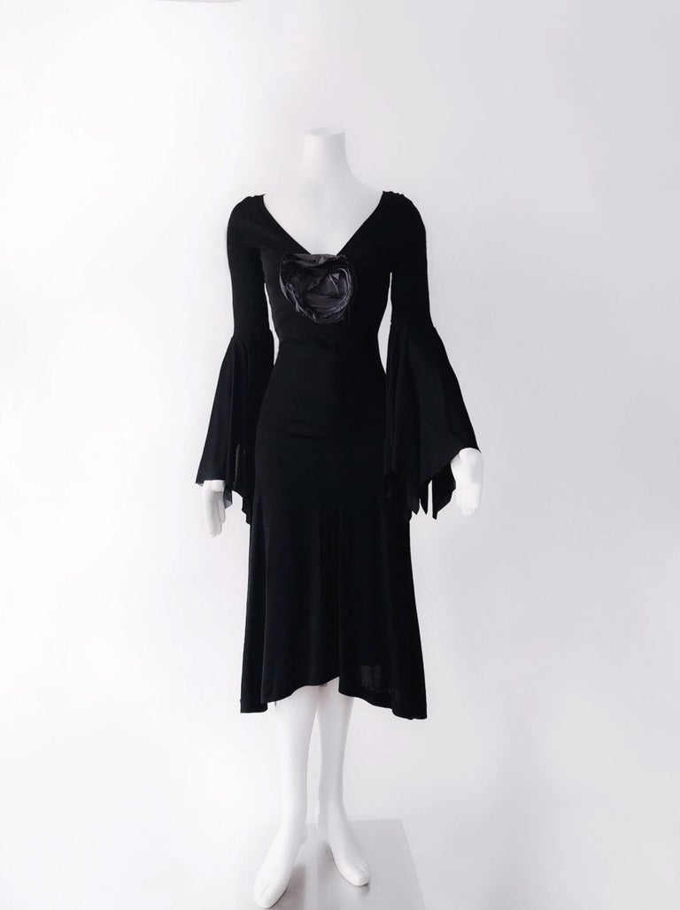 blue dress for baby girl Bat Sleeve Dress – The Official Strange & Creepy Store! main image 1