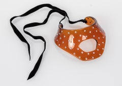 Yves Saint Laurent Tom Ford Brown Lucite Crystal Necklace YSL, 2003