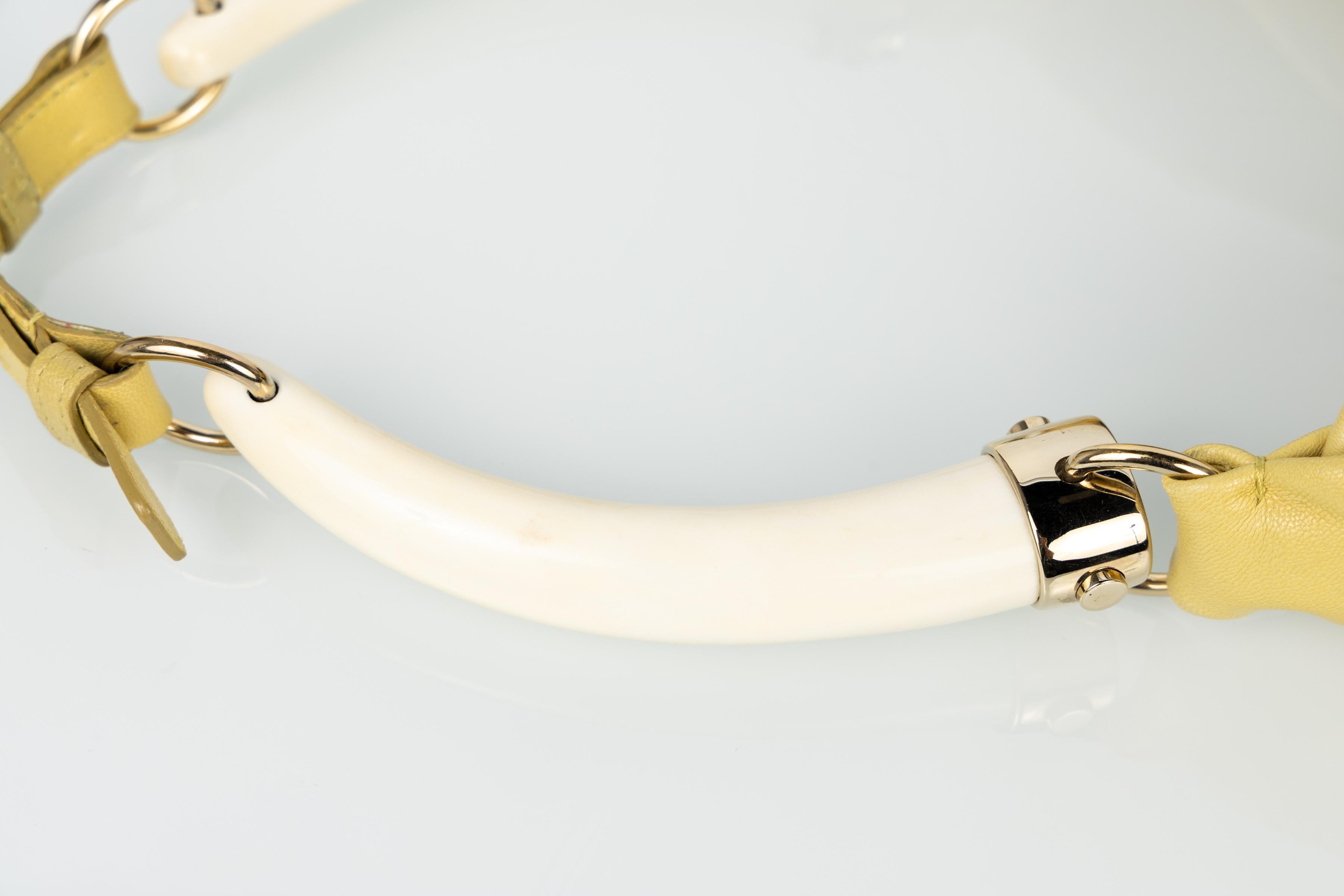 Sac Mombasa en cuir jaune Yves Saint Laurent Tom Ford for Yves Saint Laurent, 2004 en vente 5