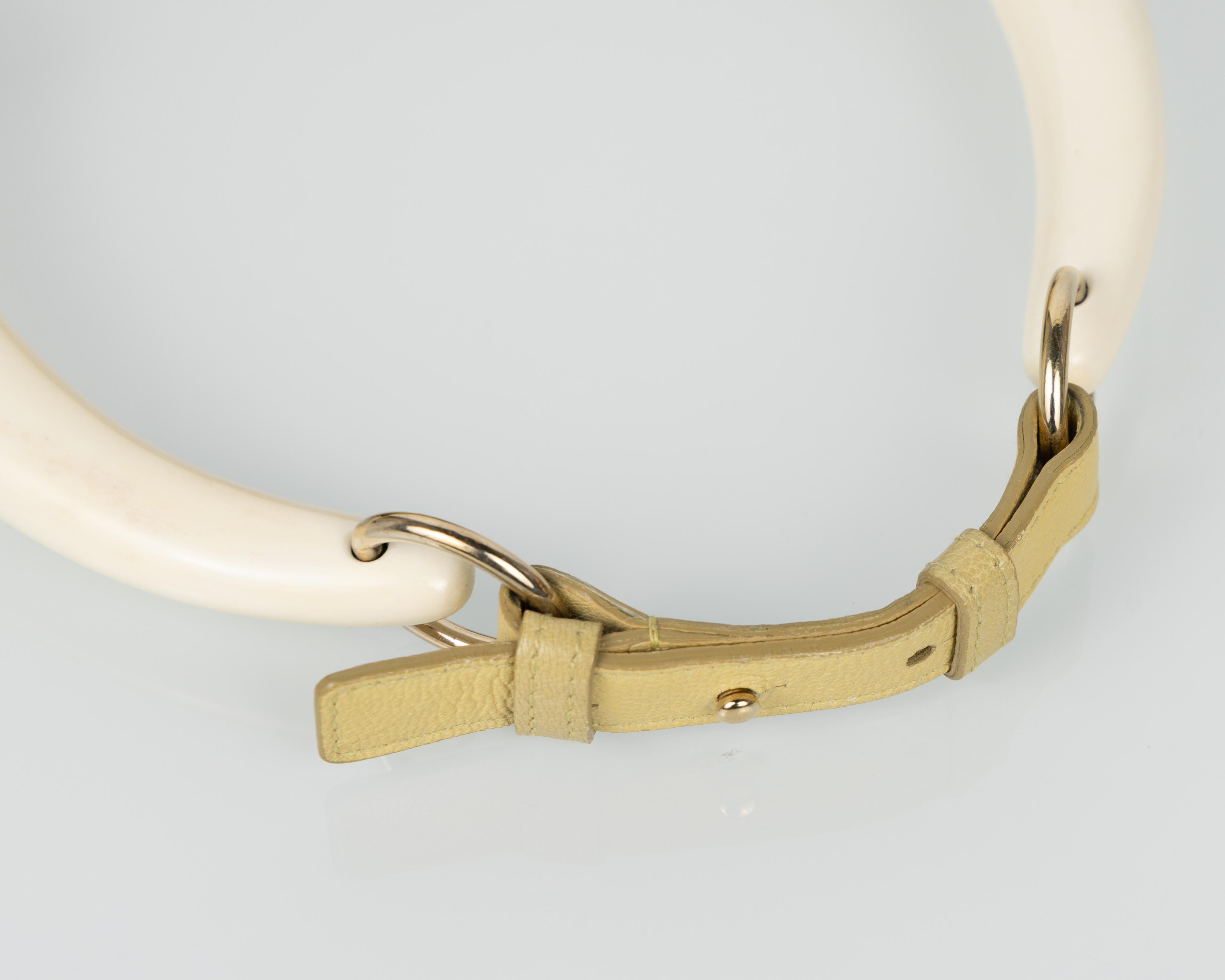 Sac Mombasa en cuir jaune Yves Saint Laurent Tom Ford for Yves Saint Laurent, 2004 en vente 2