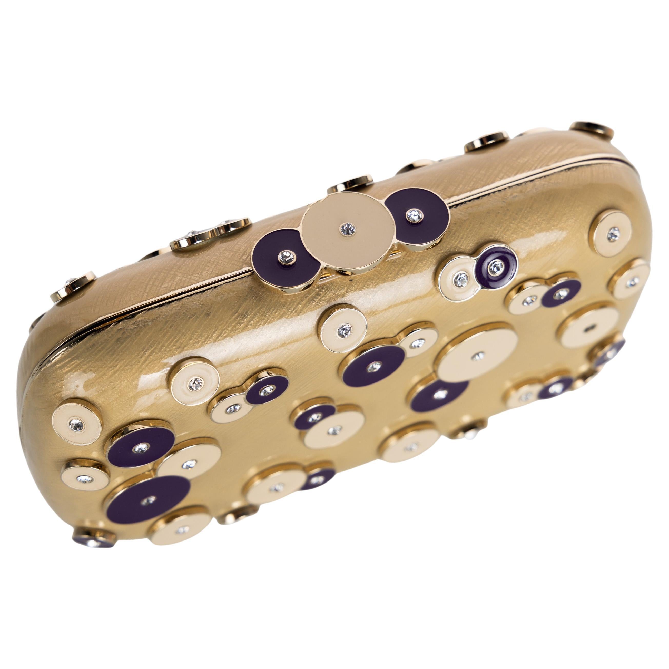 Yves Saint Laurent Tom Ford Enamel Clutch In Excellent Condition For Sale In Boca Raton, FL