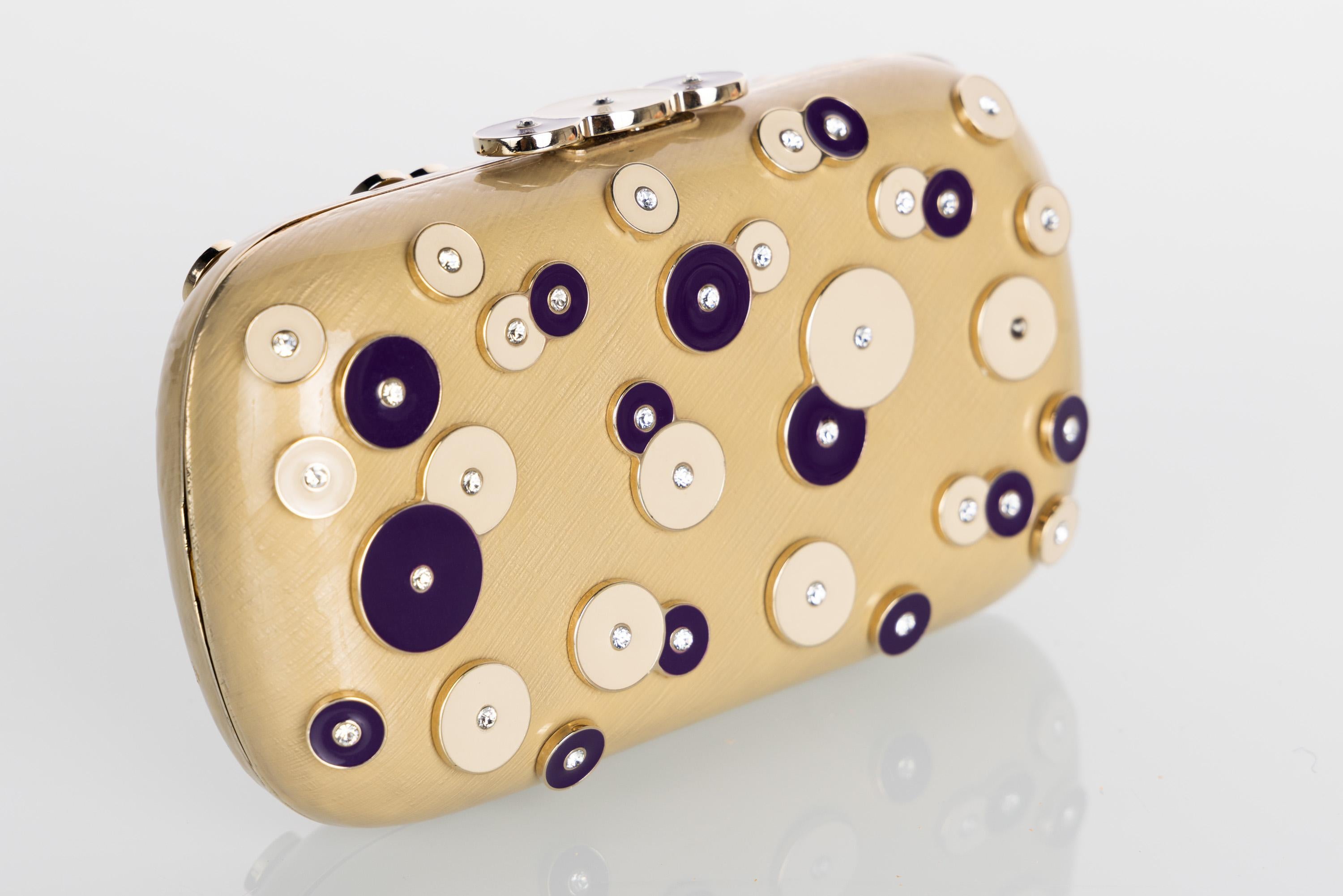 Women's Yves Saint Laurent Tom Ford Enamel Clutch For Sale