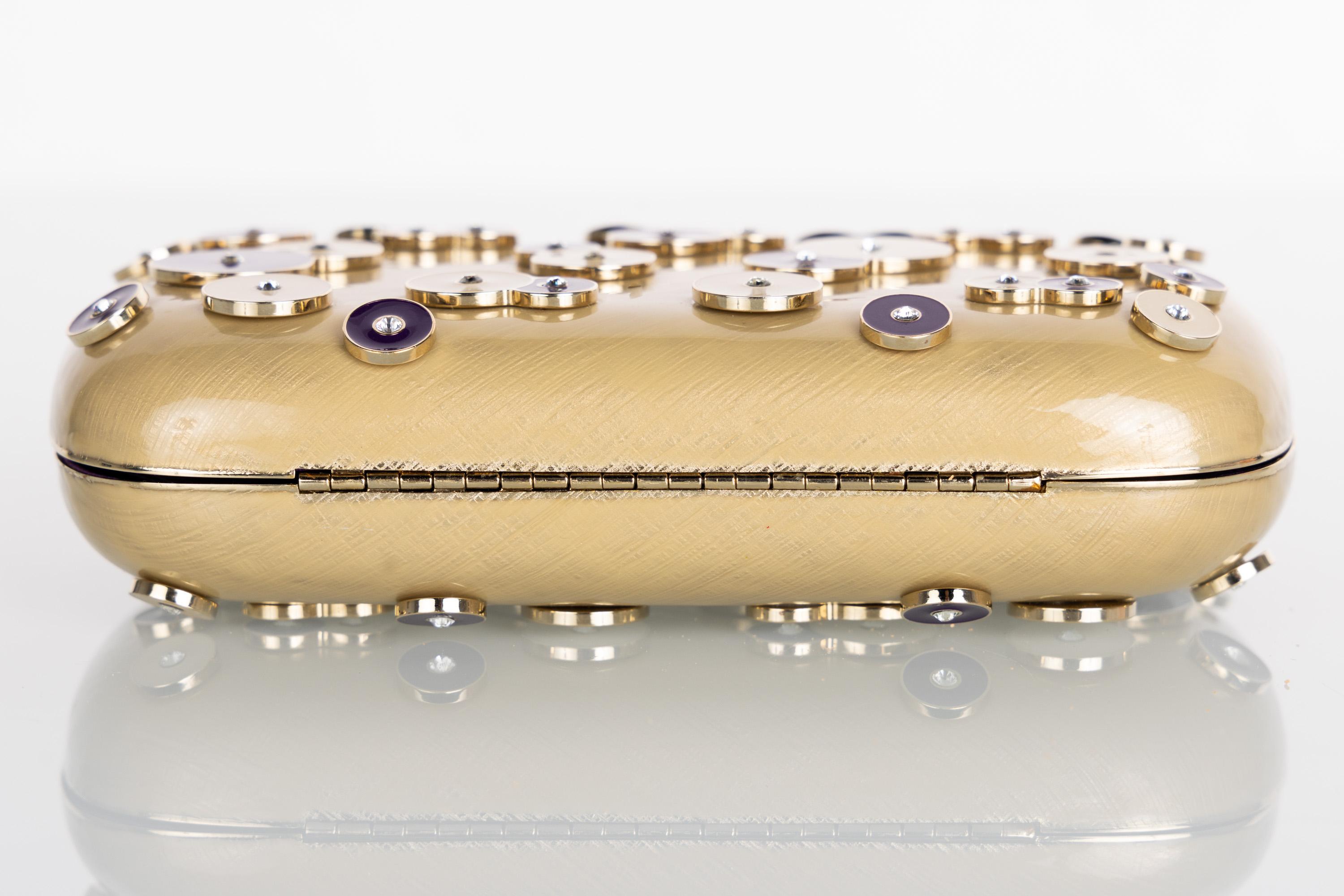 Yves Saint Laurent Tom Ford Enamel Clutch For Sale 2