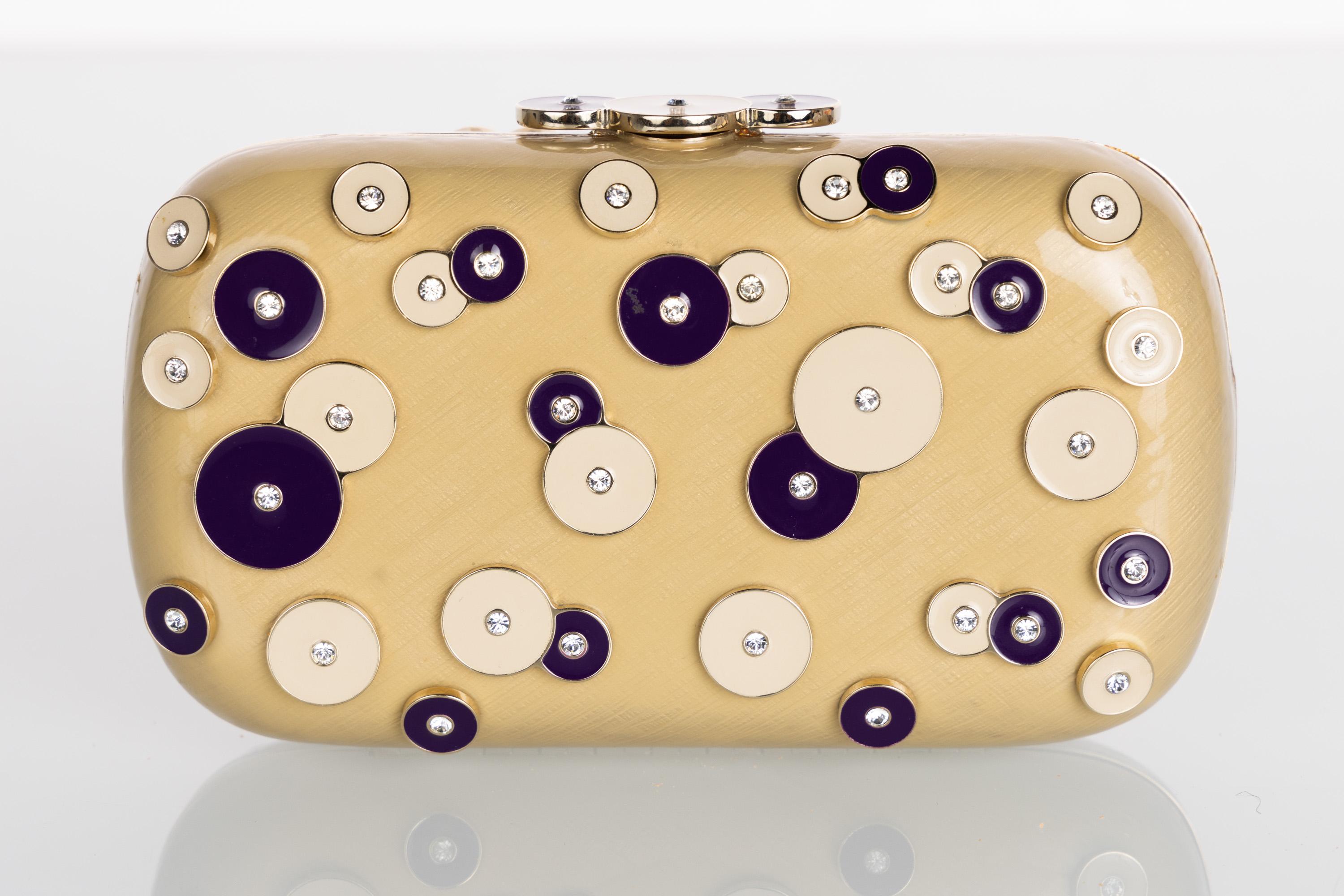 Yves Saint Laurent Tom Ford Enamel Clutch For Sale 3