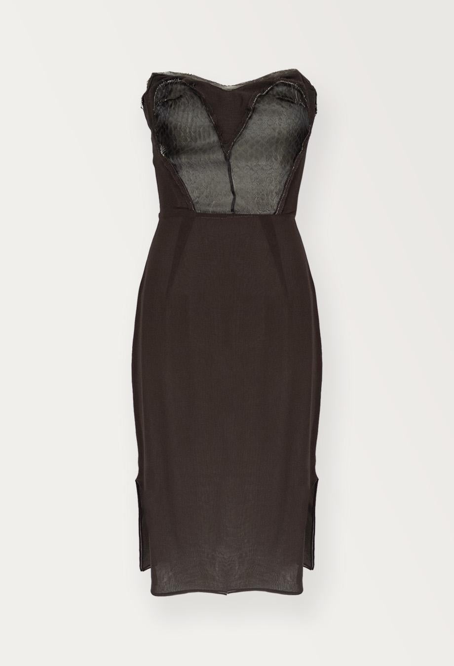 Women's or Men's Yves Saint Laurent Tom Ford RUNWAY F/W 2004 AD Campaign Chinoiserie Dress