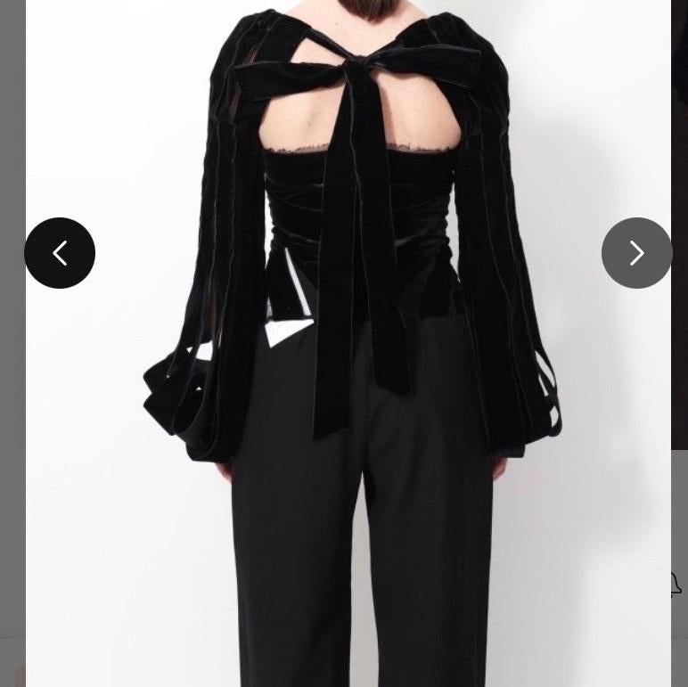 Yves Saint Laurent Tom Ford Velvet corset 2002 FW In Excellent Condition In Carnate, IT
