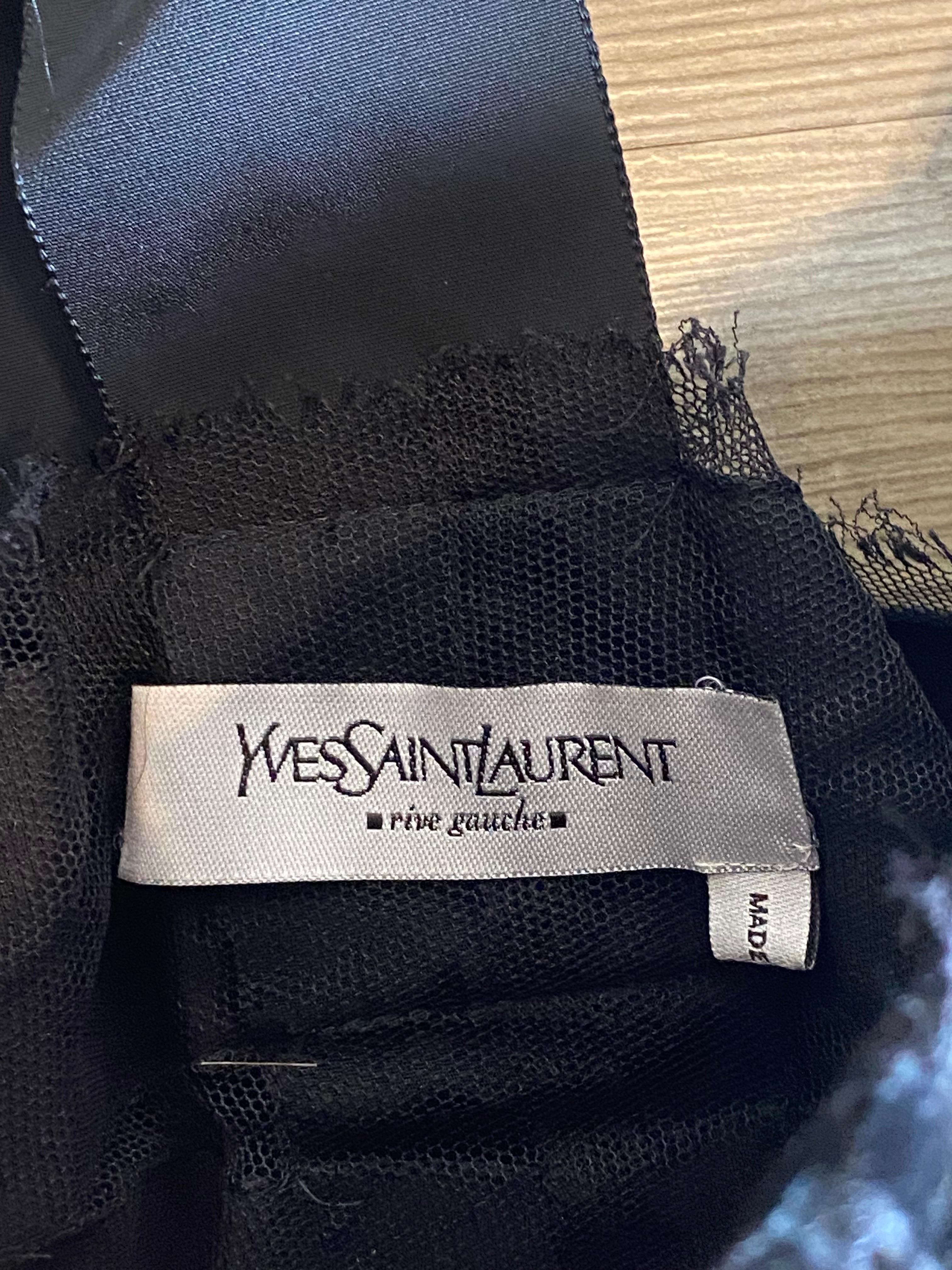 Yves Saint Laurent Tom Ford Velvet corset 2002 FW 1