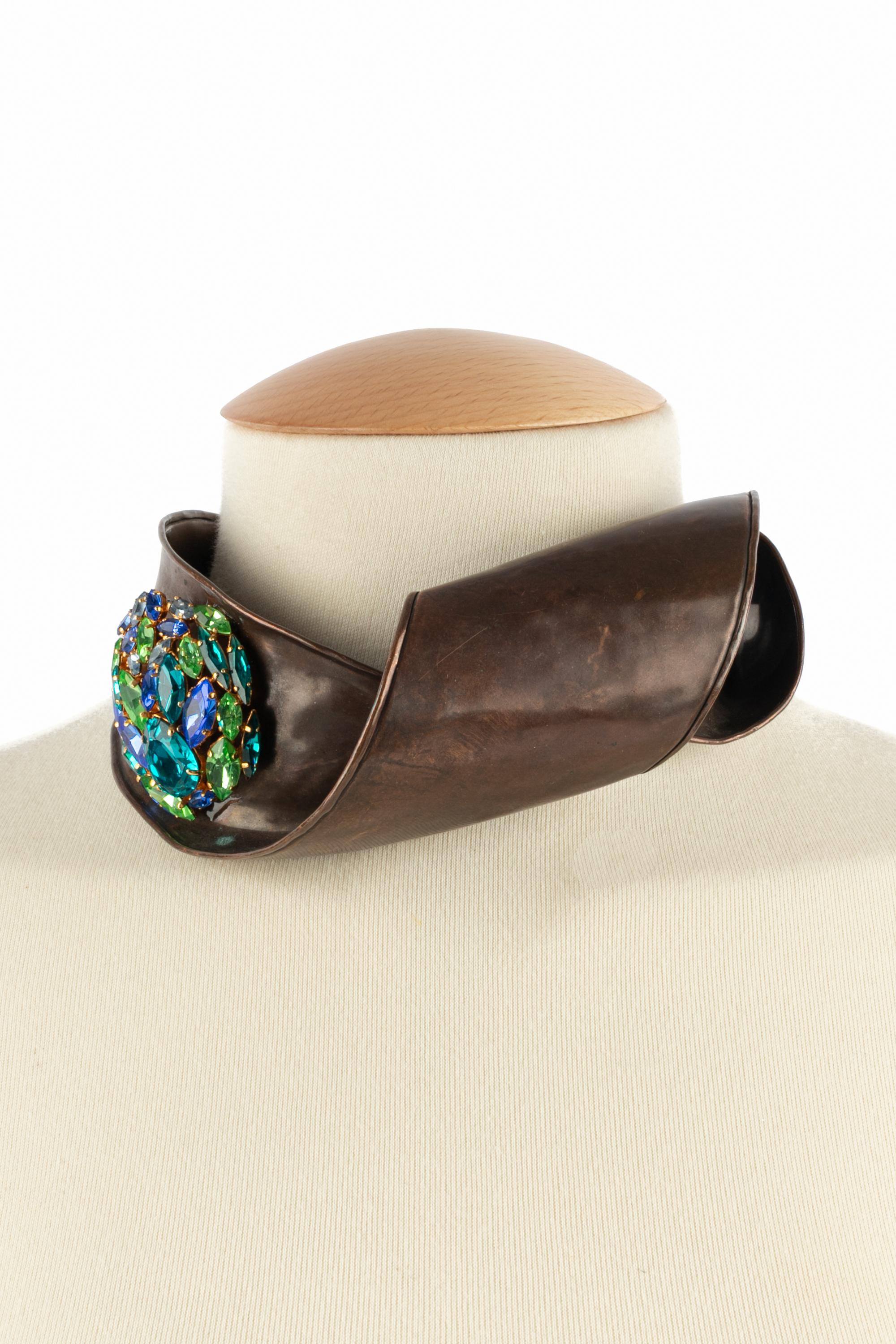 Yves Saint Laurent collana a coppia Haute Couture anni '80/'90 in vendita 6