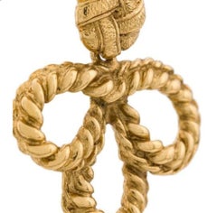 Yves Saint Laurent Torsade Earrings 80s