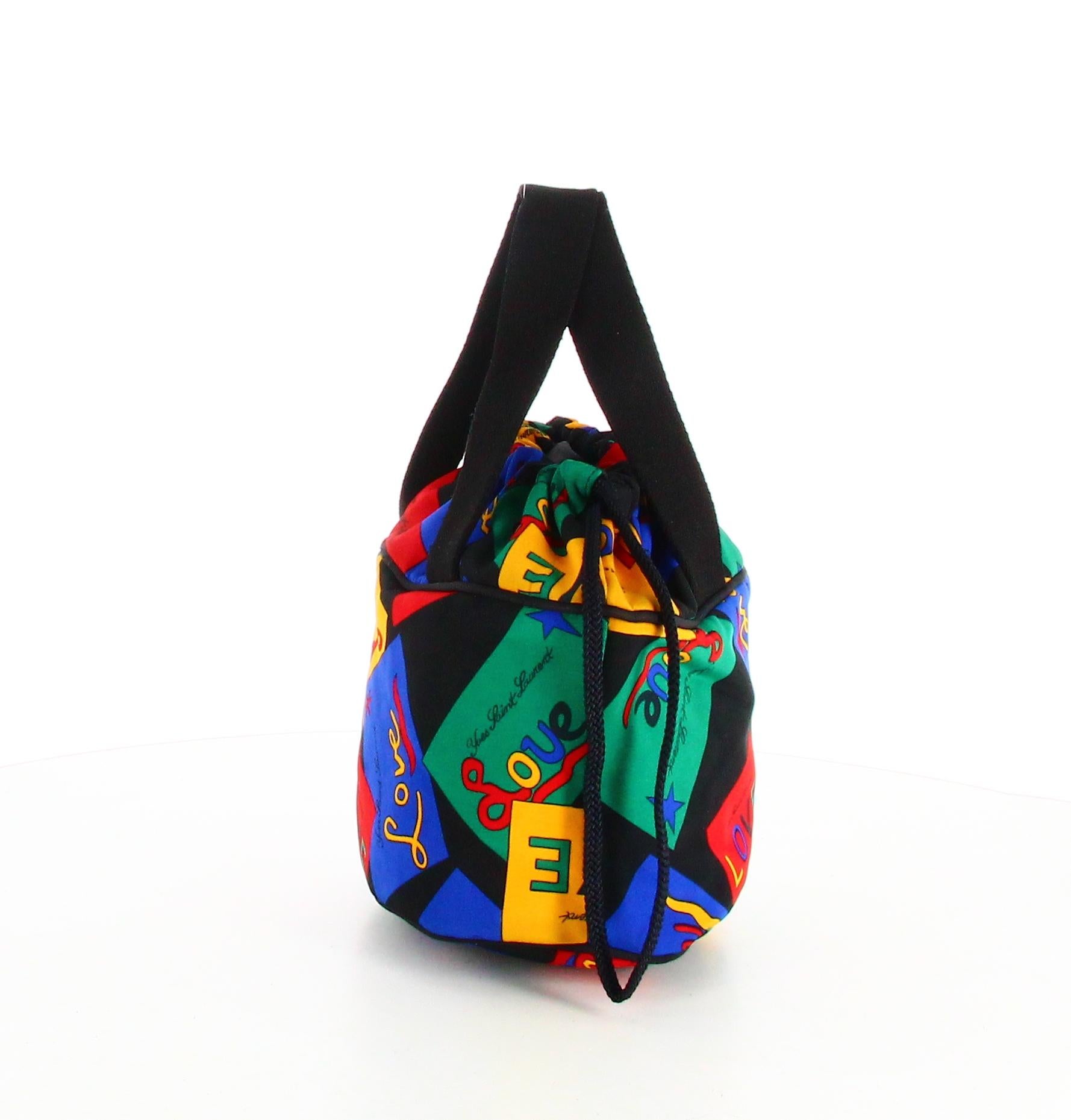 Women's or Men's Yves Saint Laurent Tricolor Monogram Mini Handbag For Sale