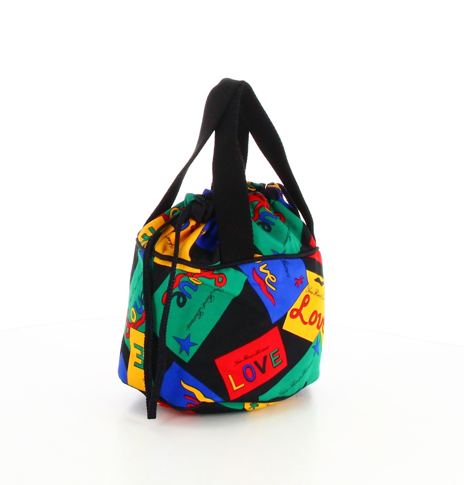Yves Saint Laurent Tricolor Monogram Mini Handbag For Sale 1