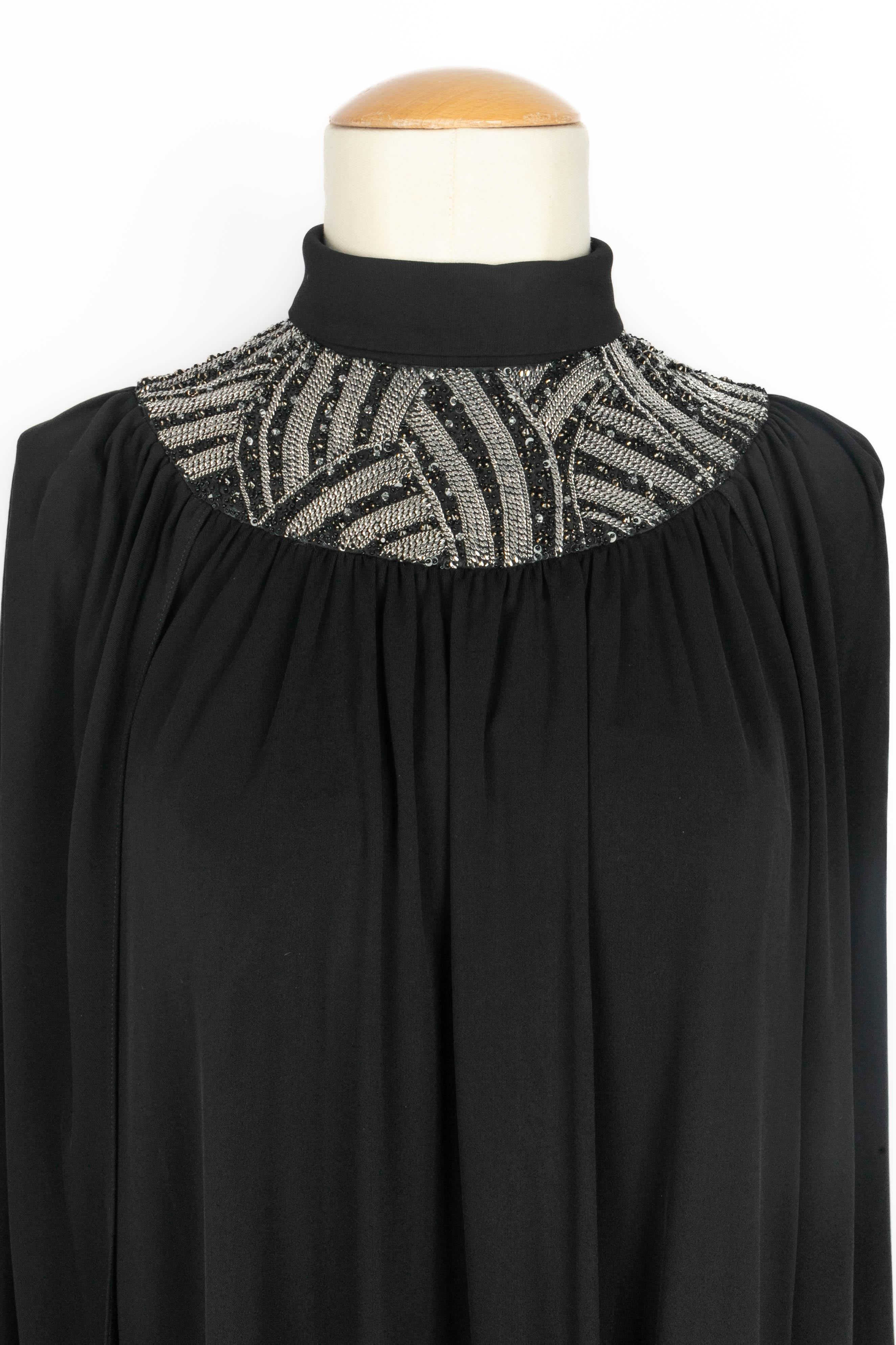 Yves Saint Laurent Tunikakleid (Schwarz) im Angebot