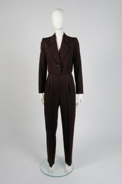 Yves Saint Laurent "Tuxedo" Wool Jumpsuit