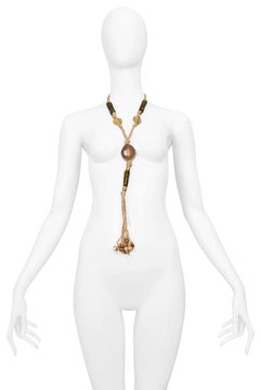 Yves Saint Laurent Twine Beaded Necklace