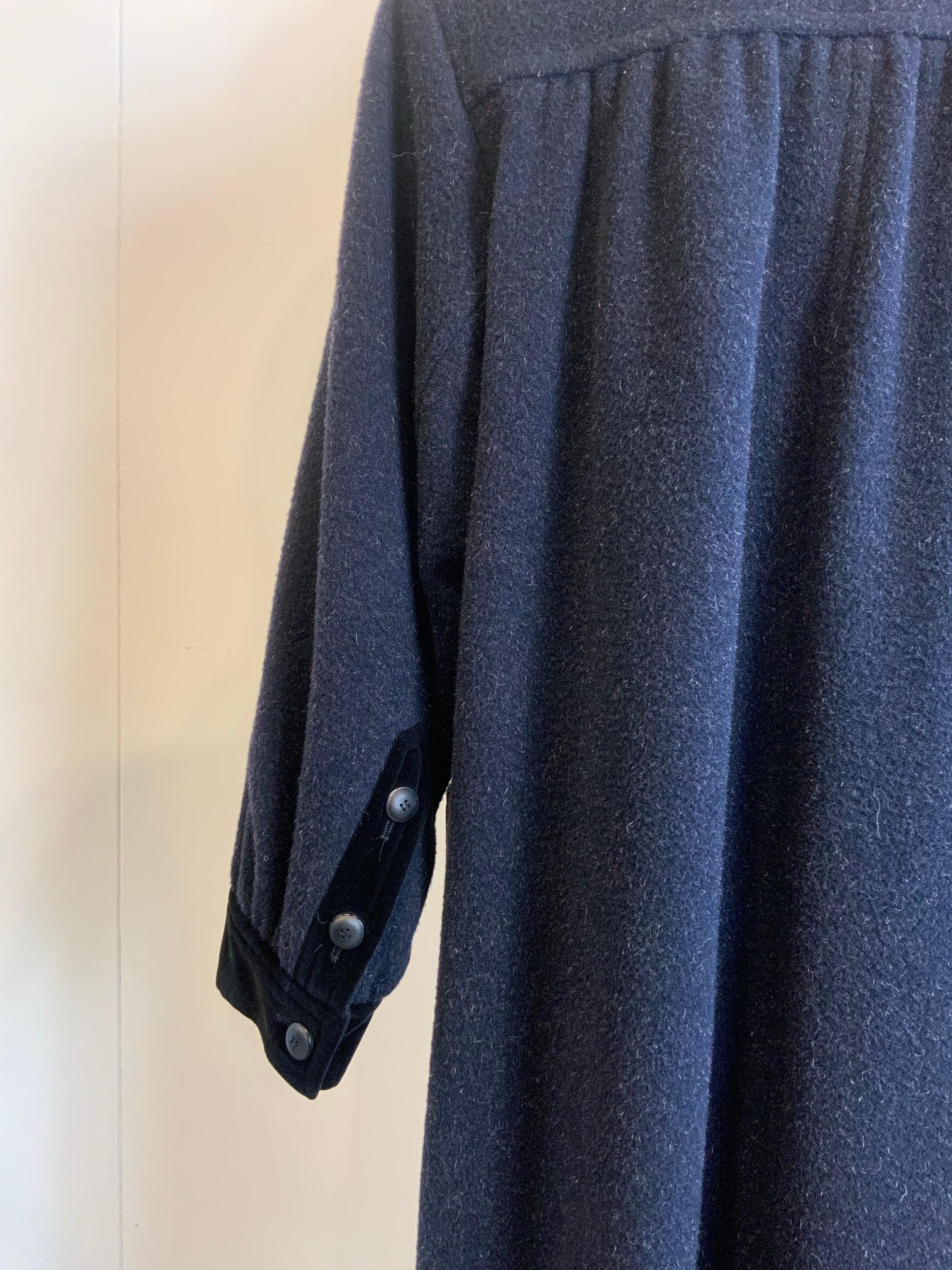 Yves Saint Laurent Variation blue Coat For Sale 1