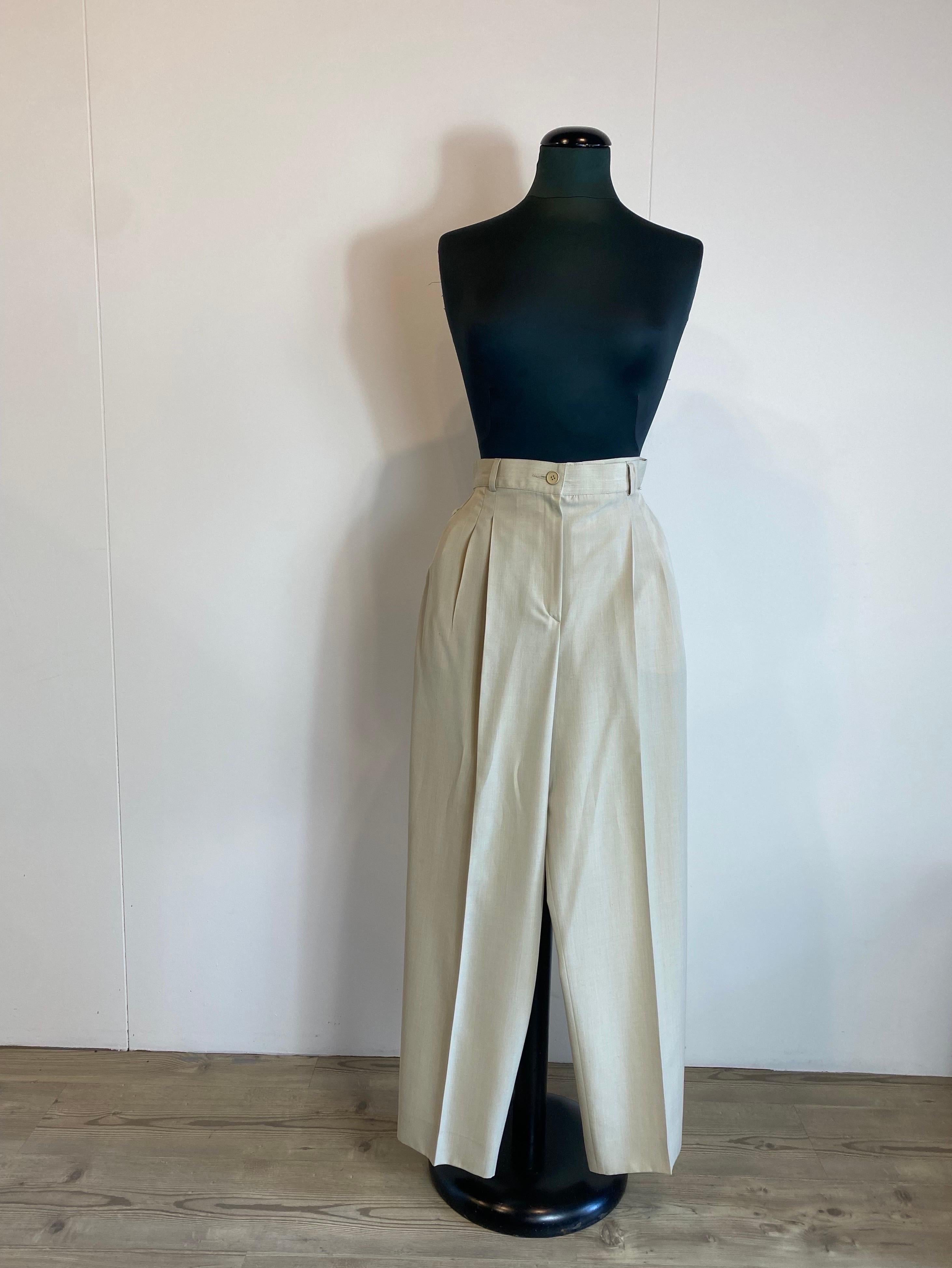 Yves Saint Laurent Variation iconic Sahariana Blouse and Pants Suit For Sale 1