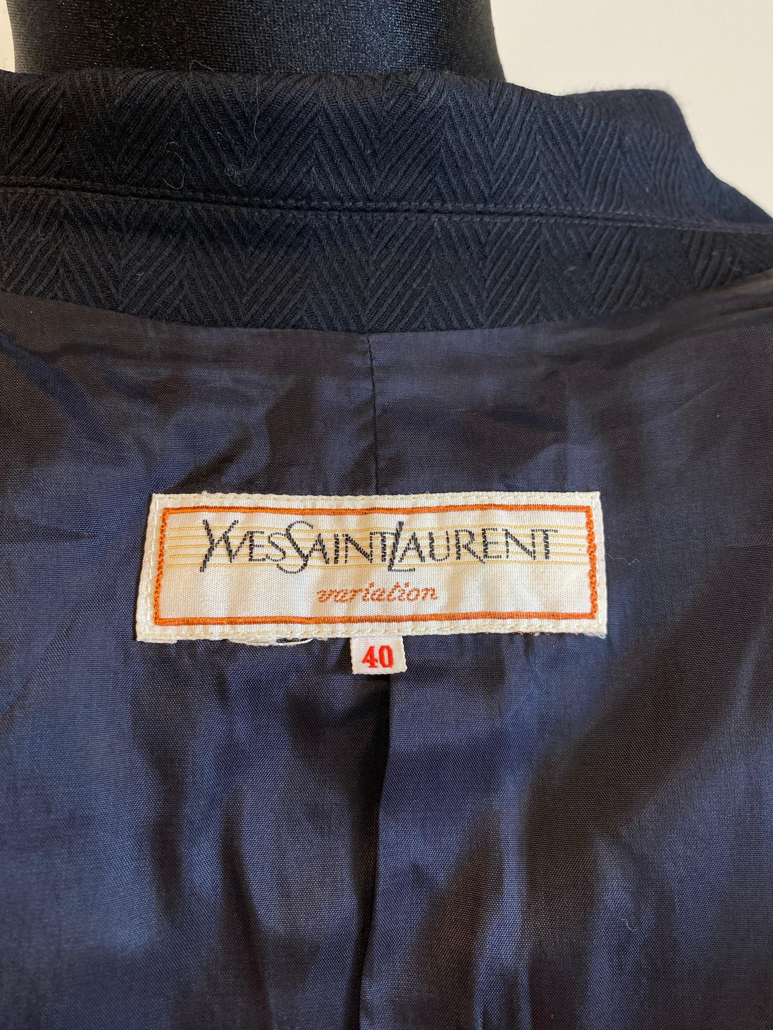 Giacca Yves Saint Laurent Variation in vendita 3